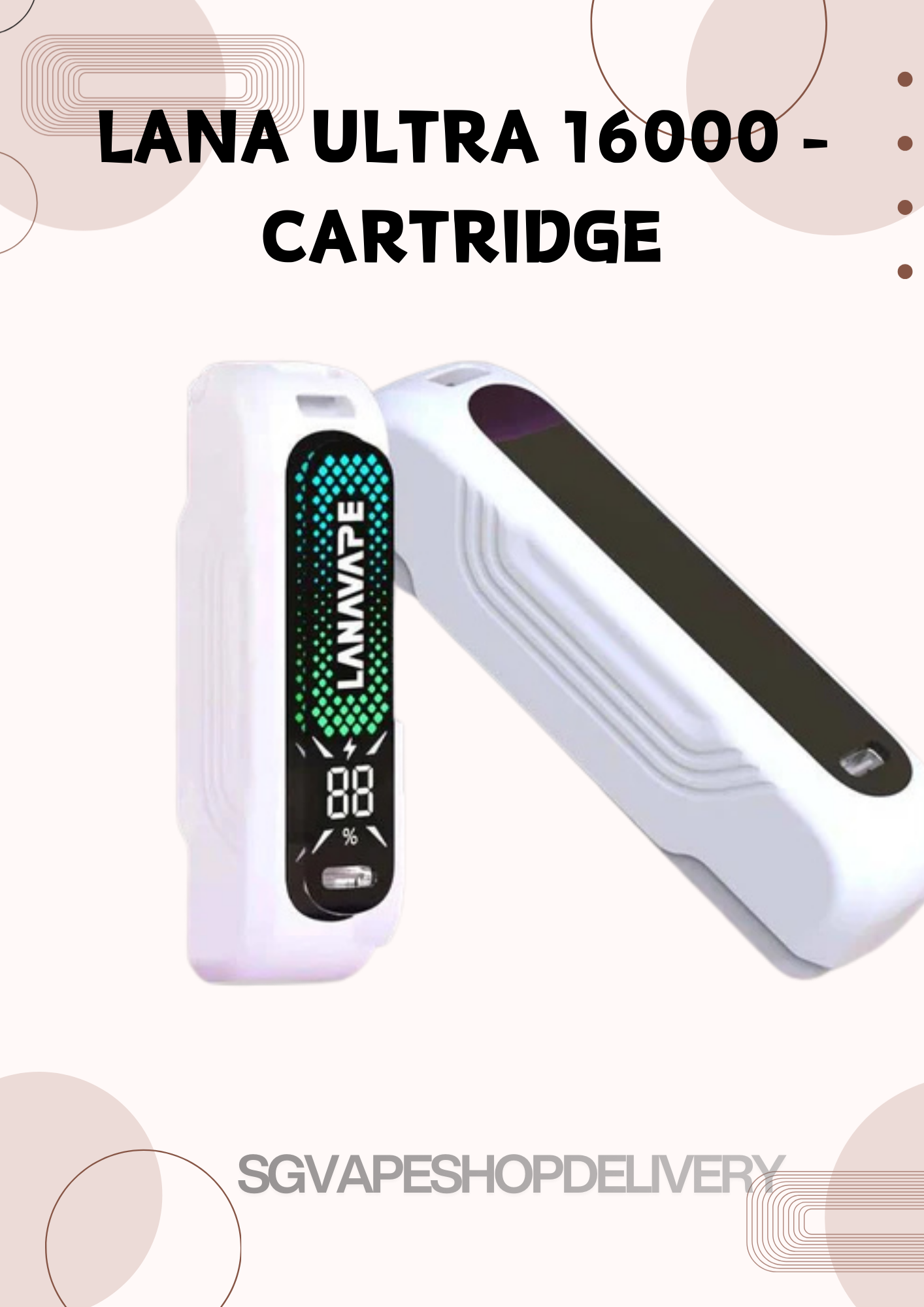 lana vape LANA ULTRA II 16000 PUFF (BATTERY)-LANAVAPESG – sgvapeshopdelivery