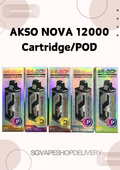 AKSO NOVA 12000 PUFFS -Prefilled Pod