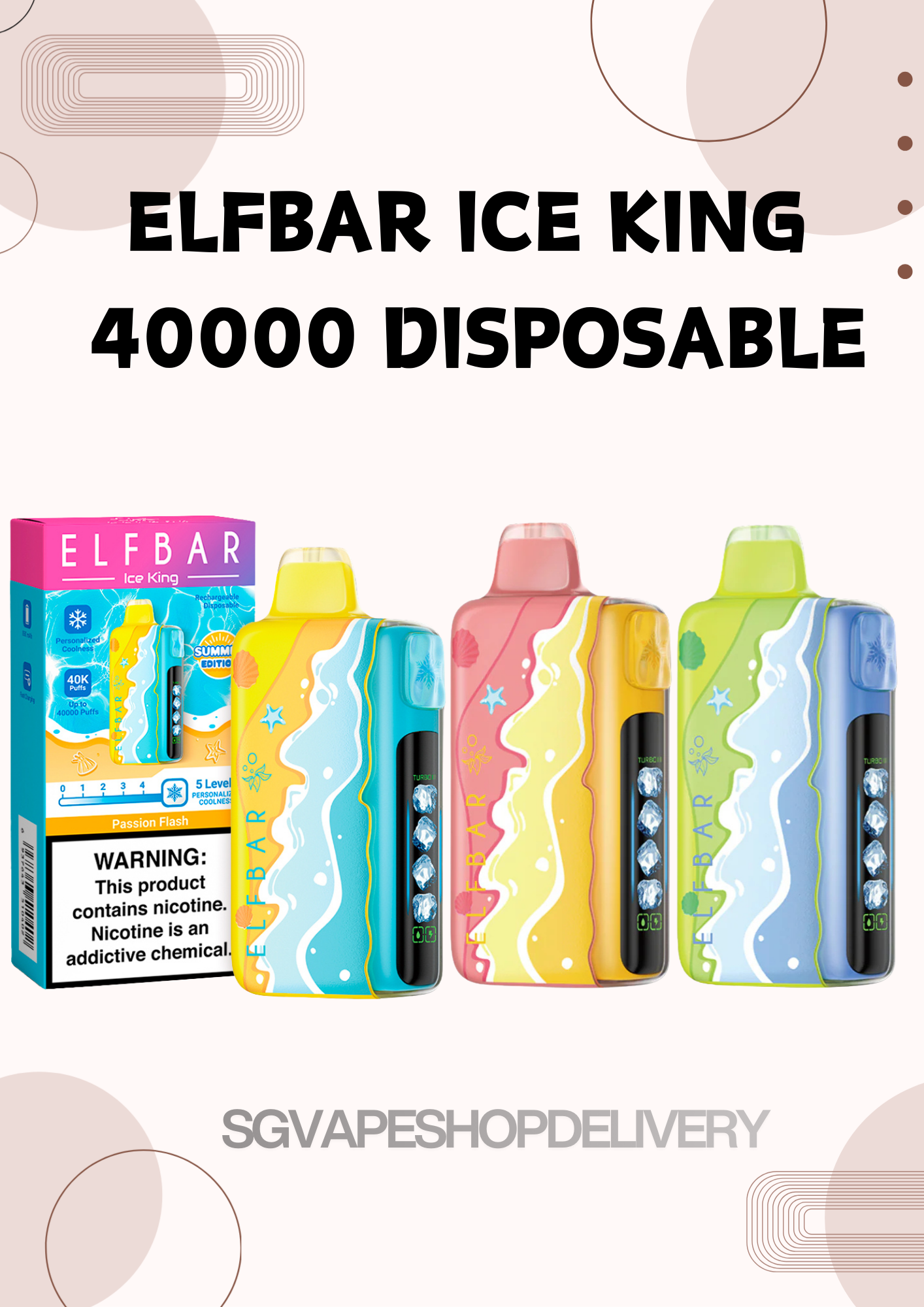 ELFBAR ICE KING 40000 DISPOSABLE