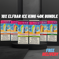 10PCS ELFBAR ICE KING 40000 PUFFS BUNDLE
