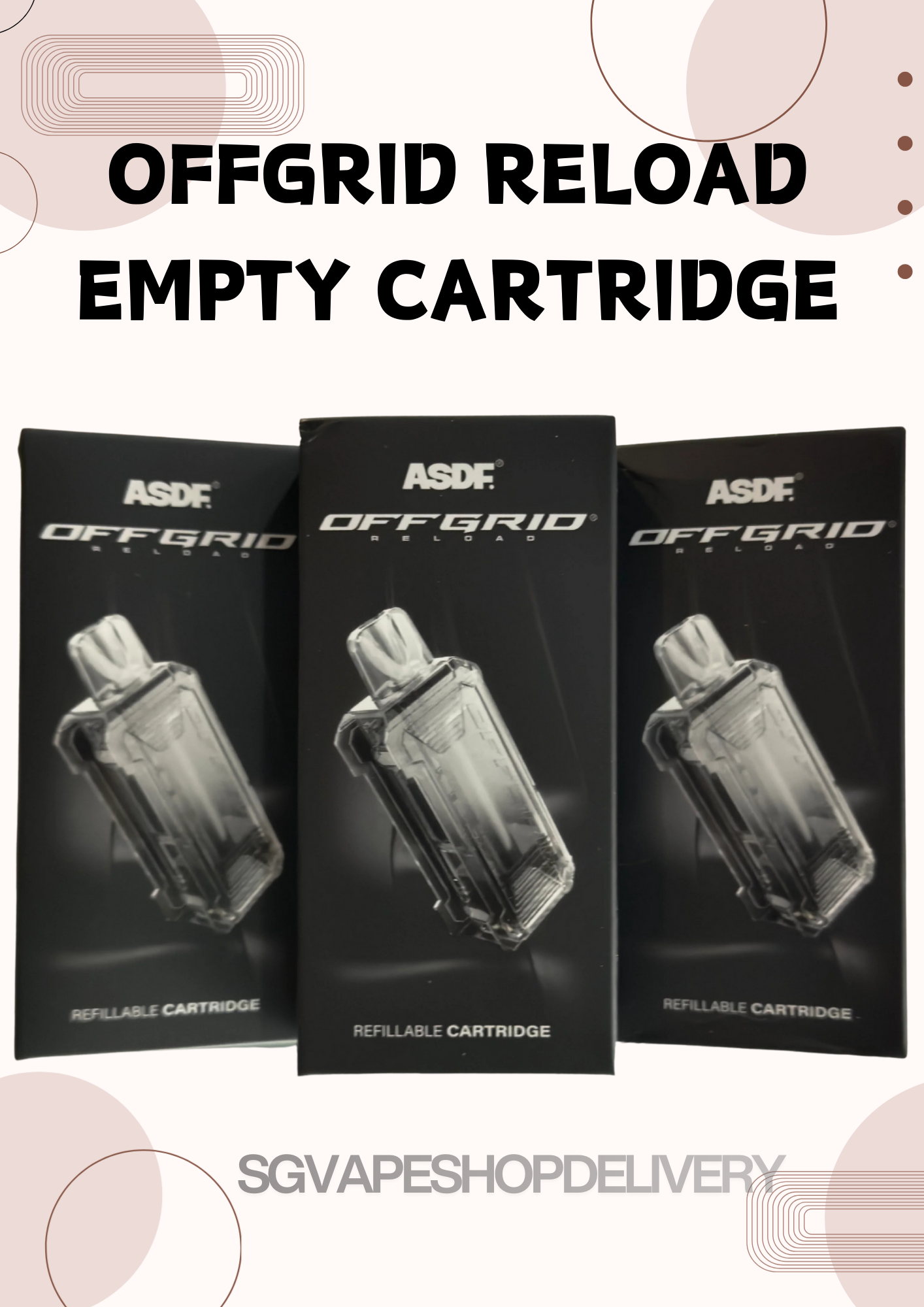 OFFGRID RELOAD EMPTY CARTRIDGE