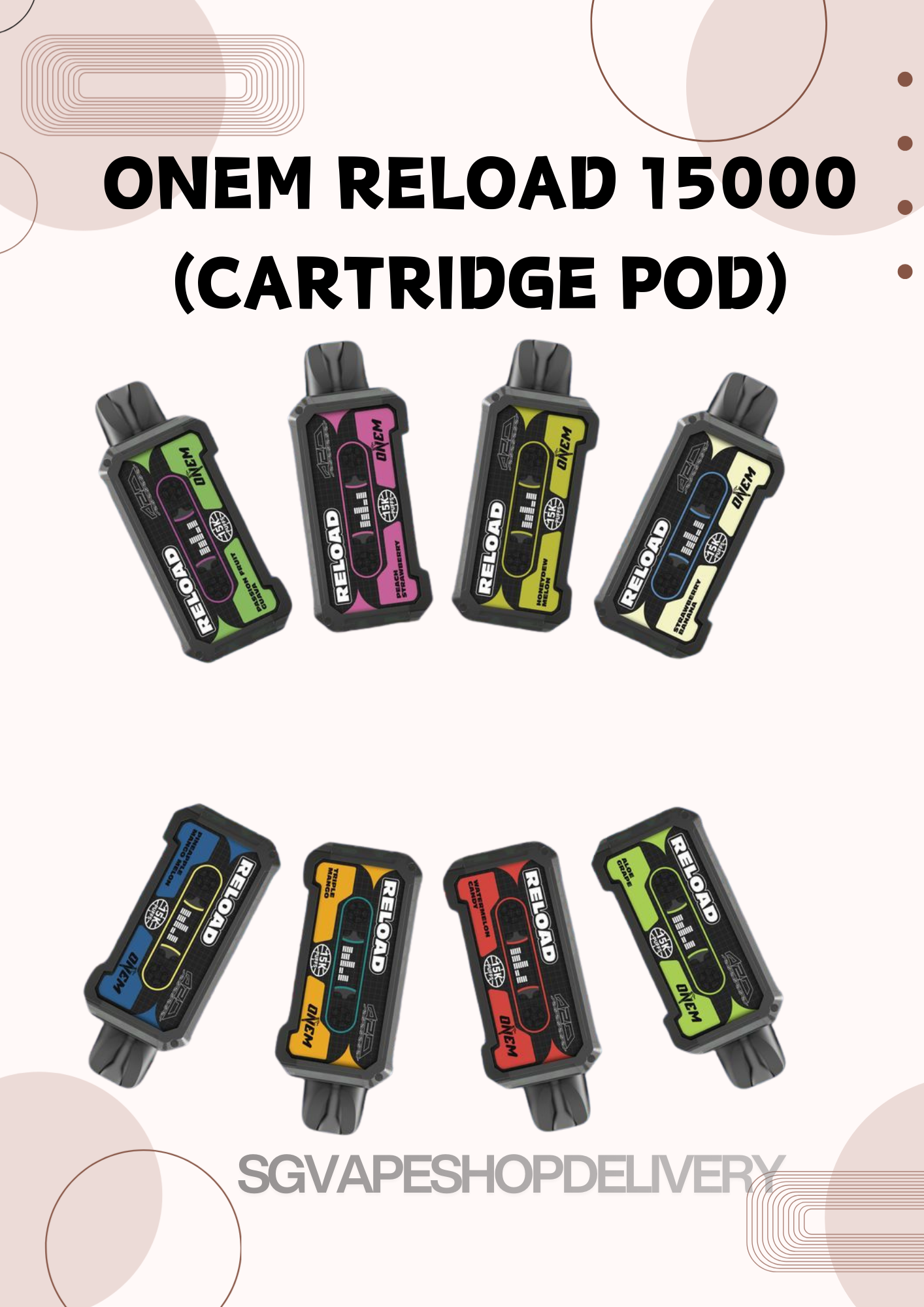 ONEM RELOAD 15000 (CARTRIDGE)