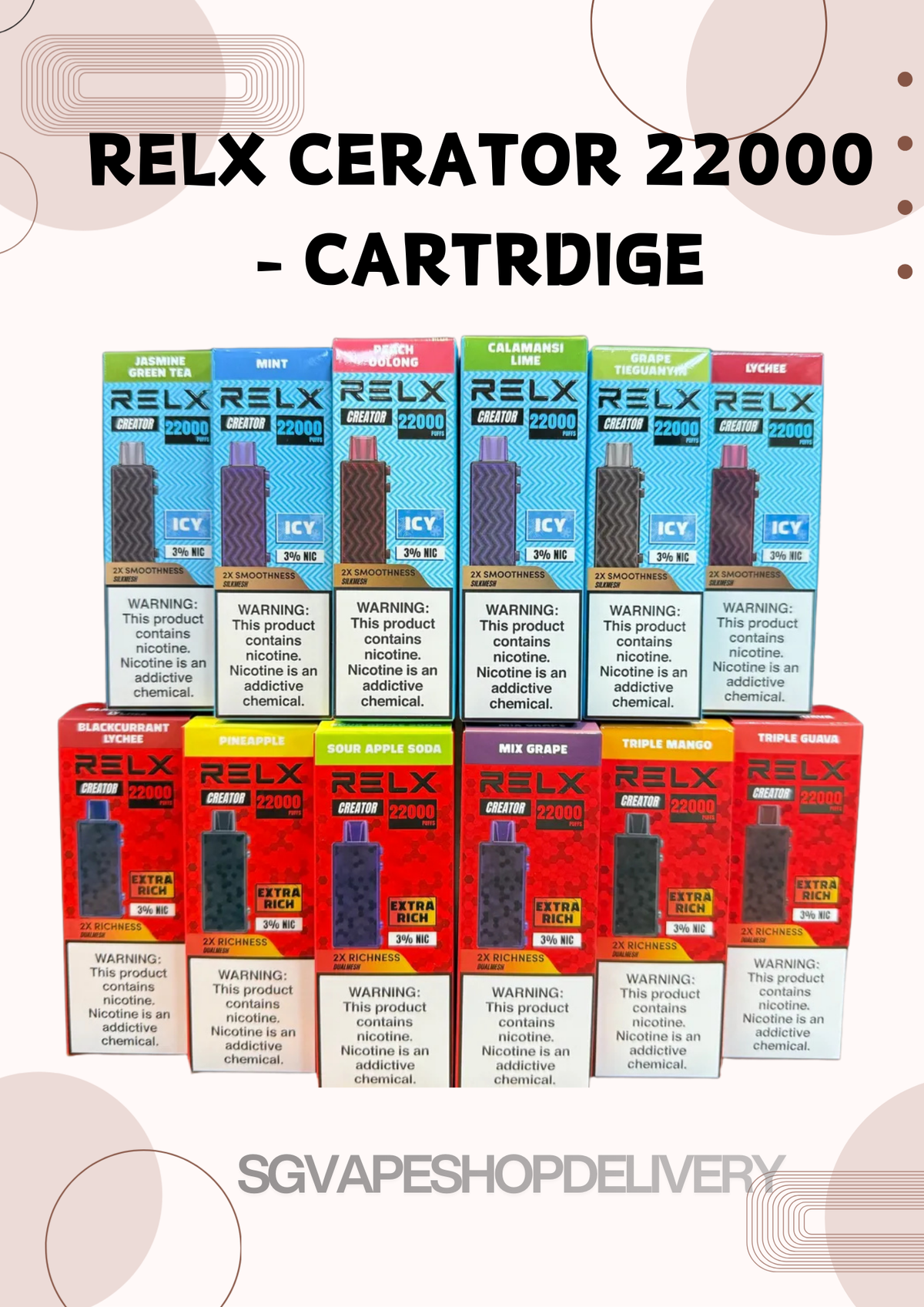 relx pod singapore BUDKUPS for Pax Plus / Pax 3 | Dosing Capsule + Case main image 1