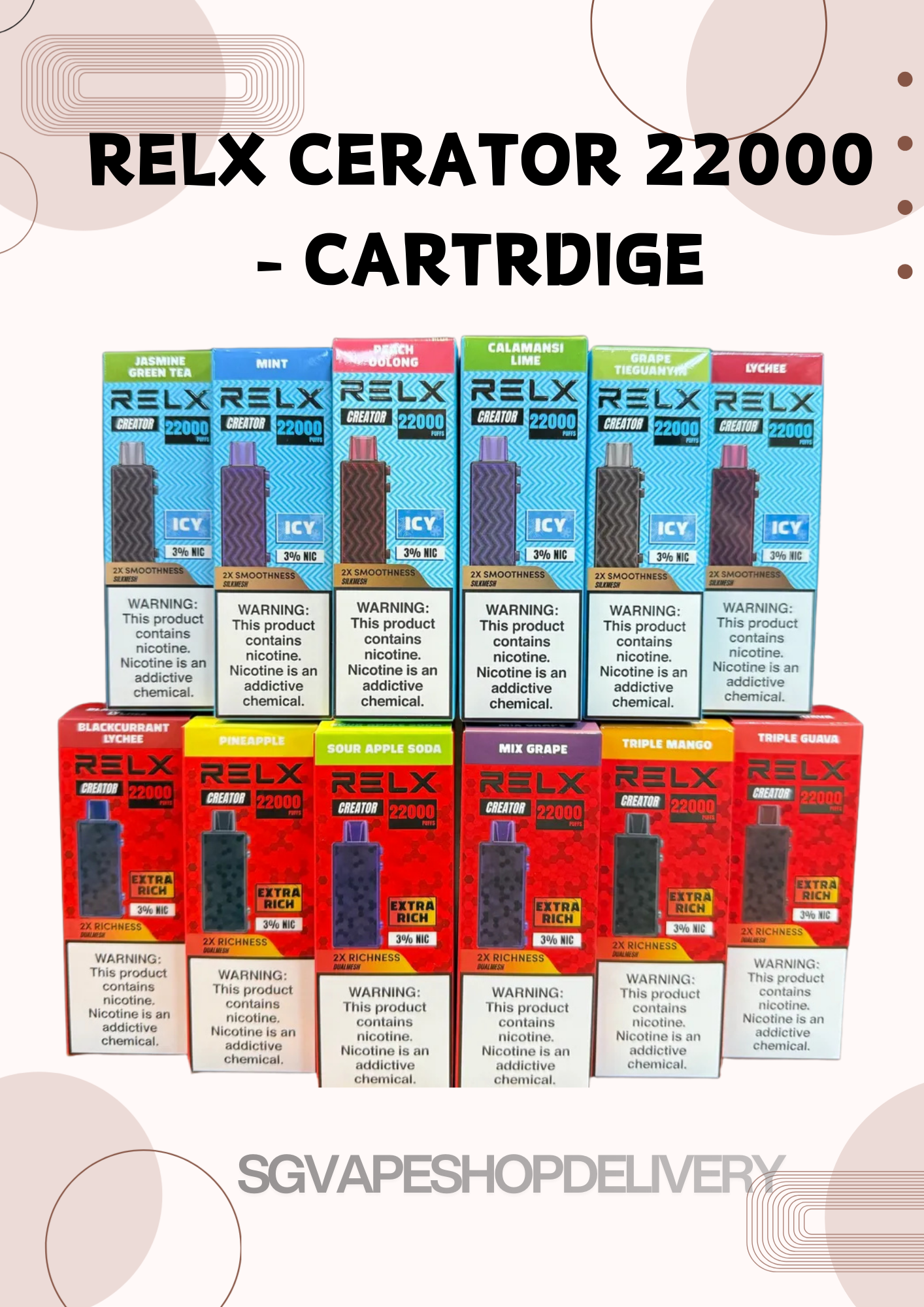 RELX Creator 22000 Cartridge