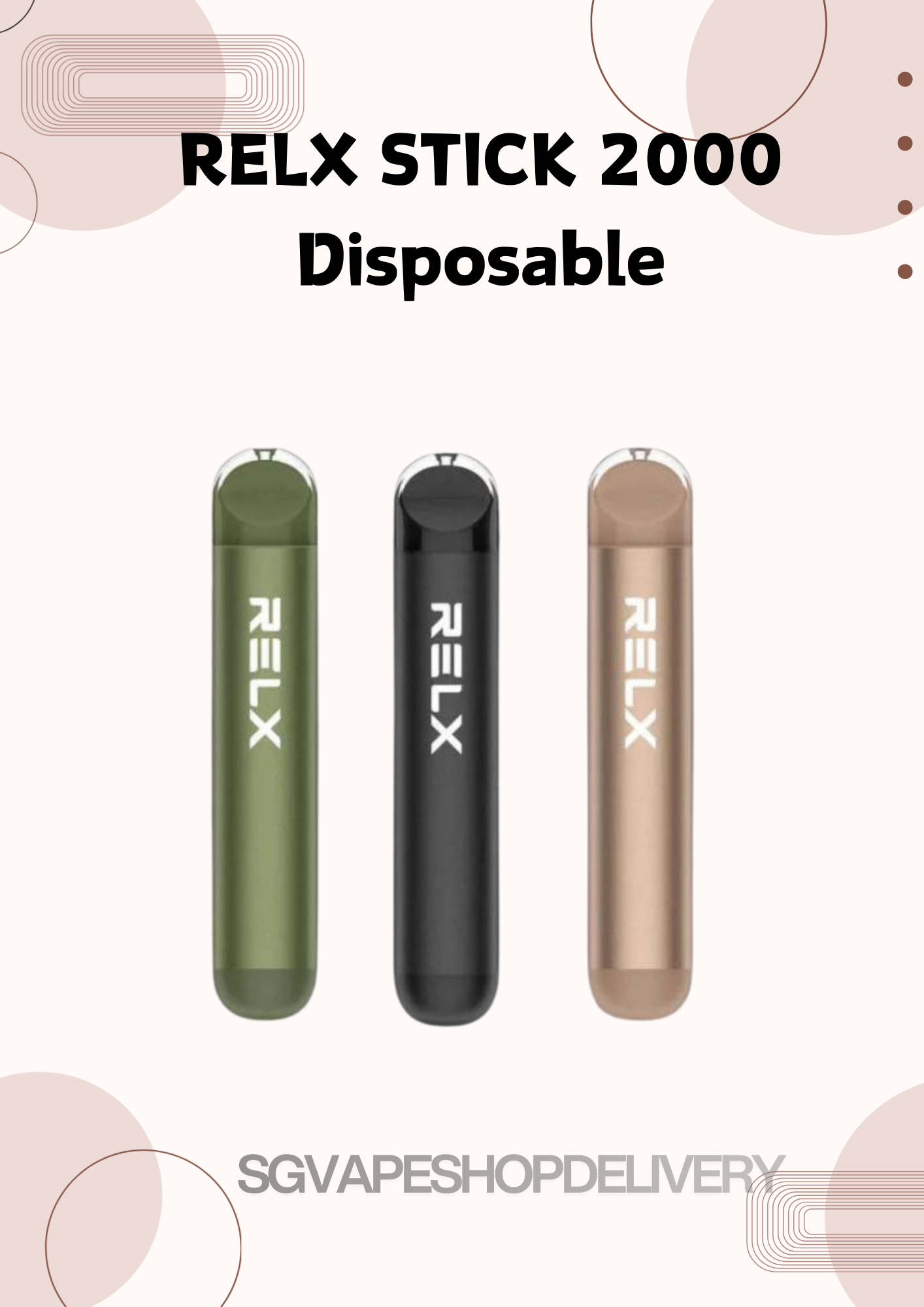 RELX STICK 2000 Singapore